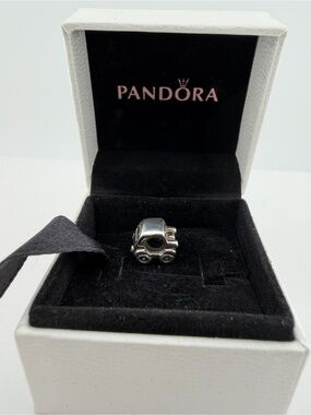 Pandora Retired Silver Car Charm